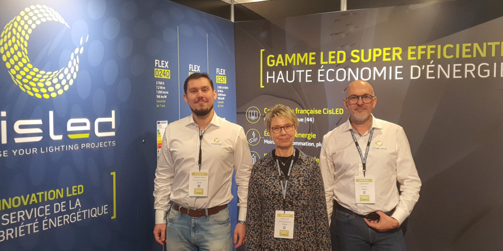 Photo salon Photo équipe CisLED salon Architect @ Work Nantes 2022